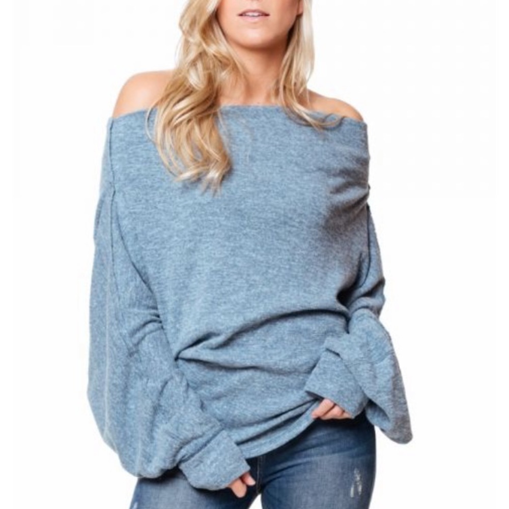 Free People Skyline Off the Shoulder Sweater